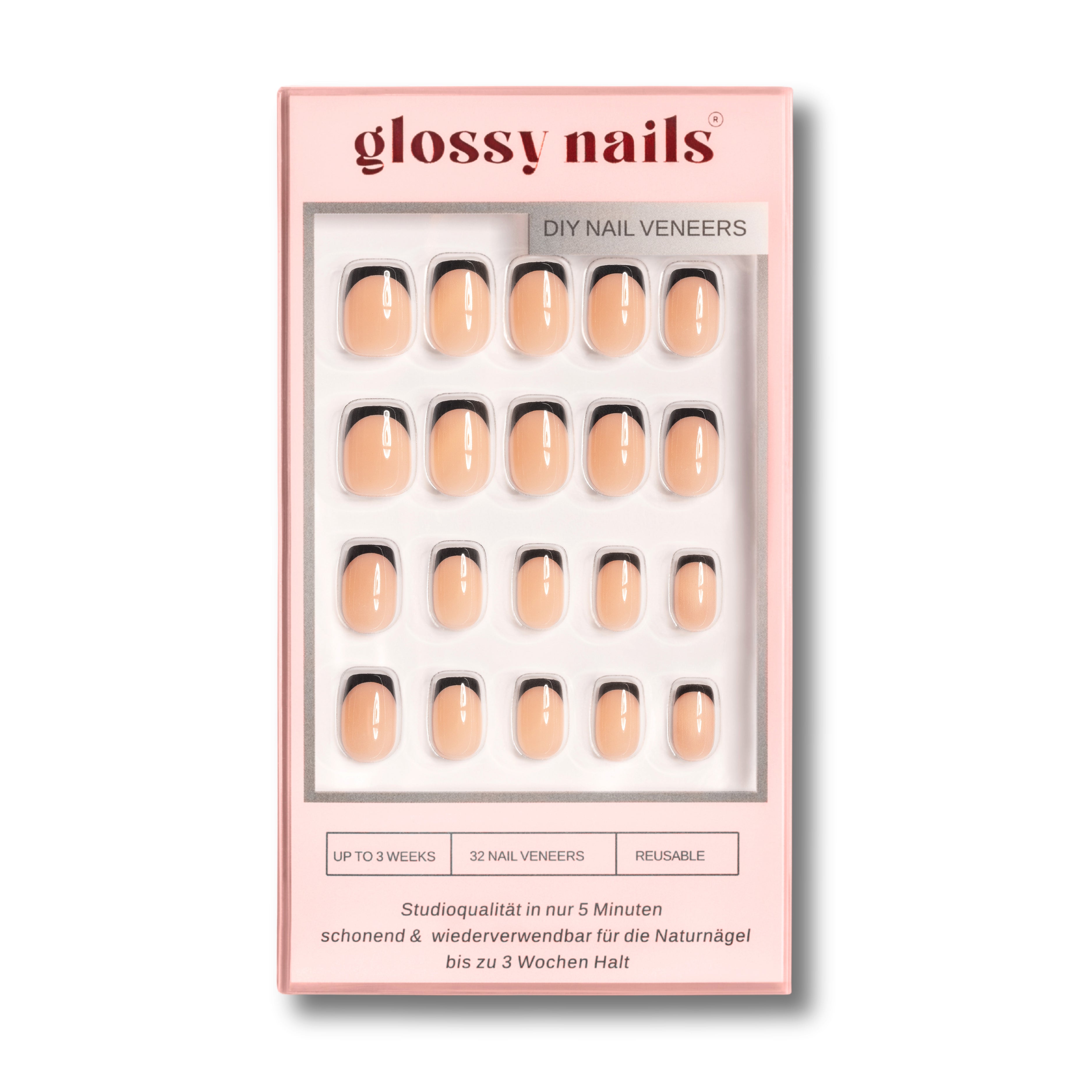 Black French Short Square