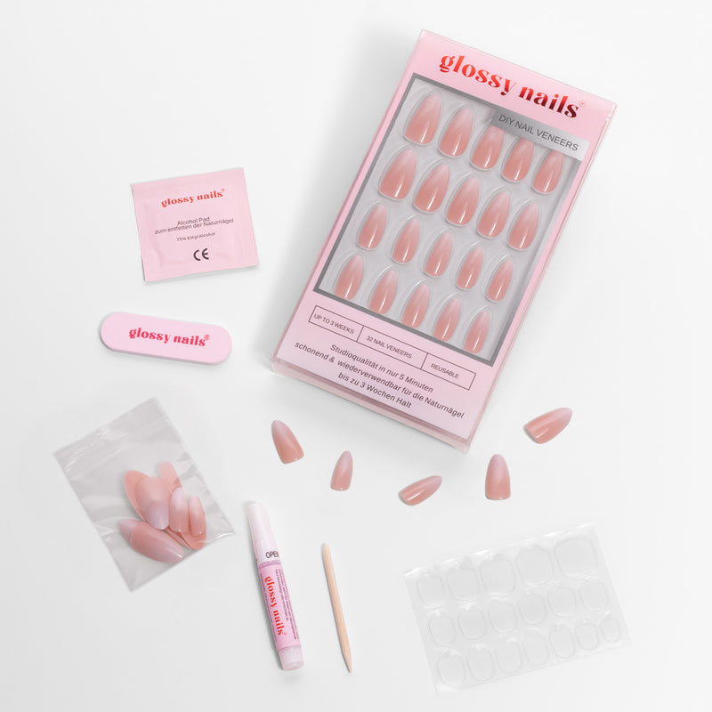 Ombre Angel Long Almond