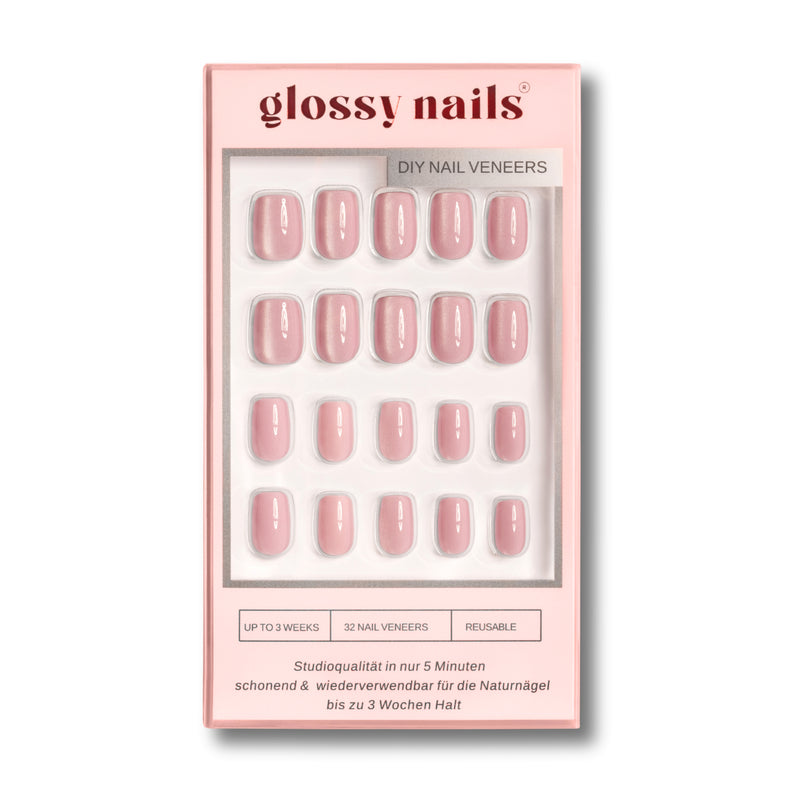 Rose Cloud - Cat Eye- Short Square