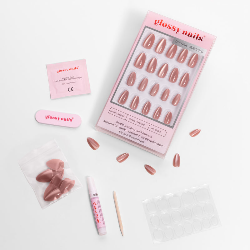 Vanilla Glaze - Cat Eye- Medium Almond