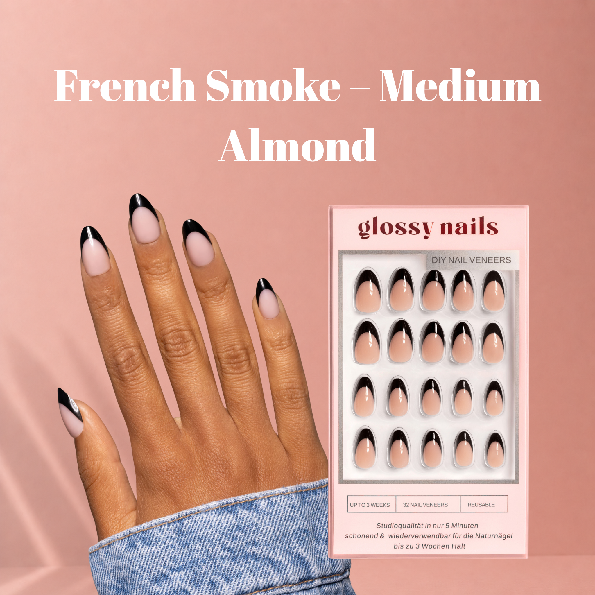 Glossy Nails Favorites Bundle Almond Veneers