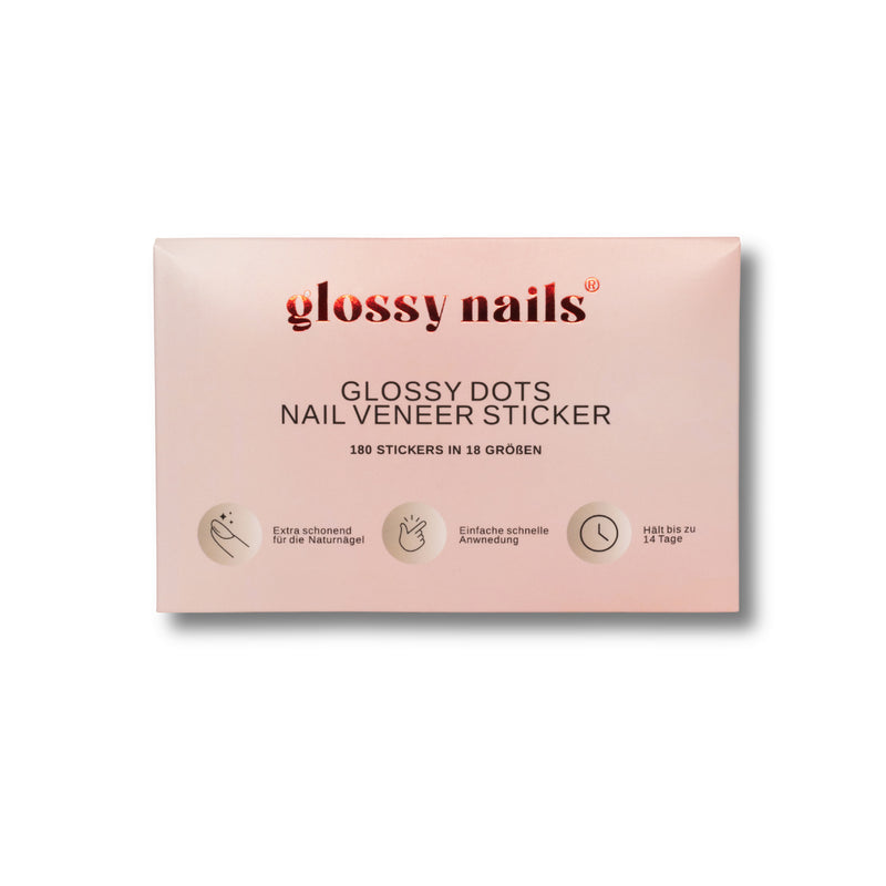 Glossy Dots - Nail Veneer Sticker