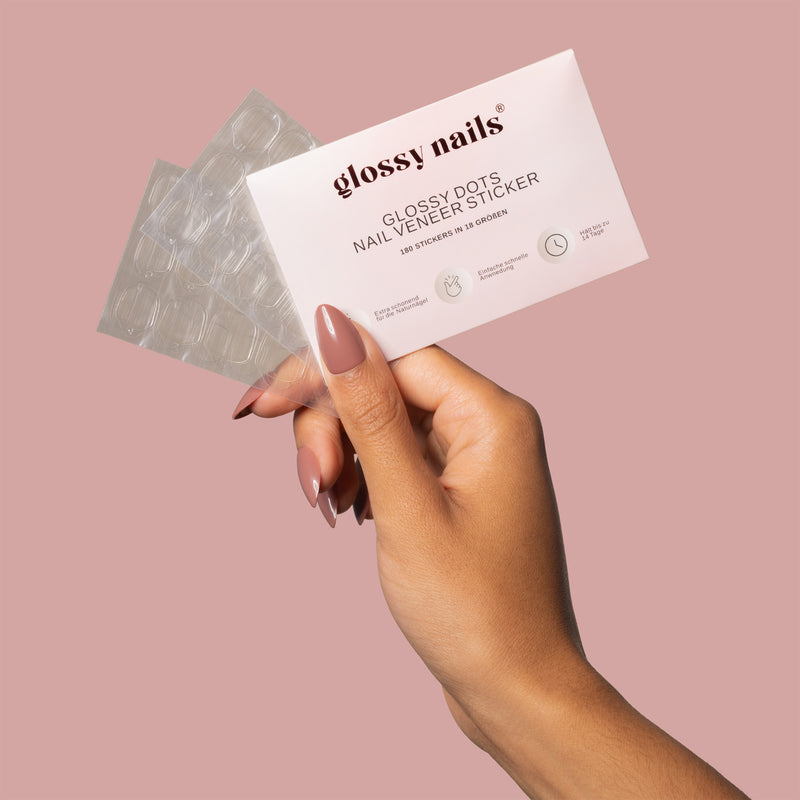 Glossy Dots - Nail Veneer Sticker
