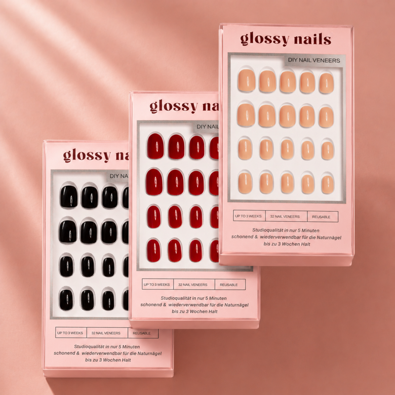 Glossy Nails Favorites Bundle Round Veneers