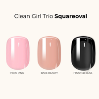 Clean Girl Trio Squoval Bundle
