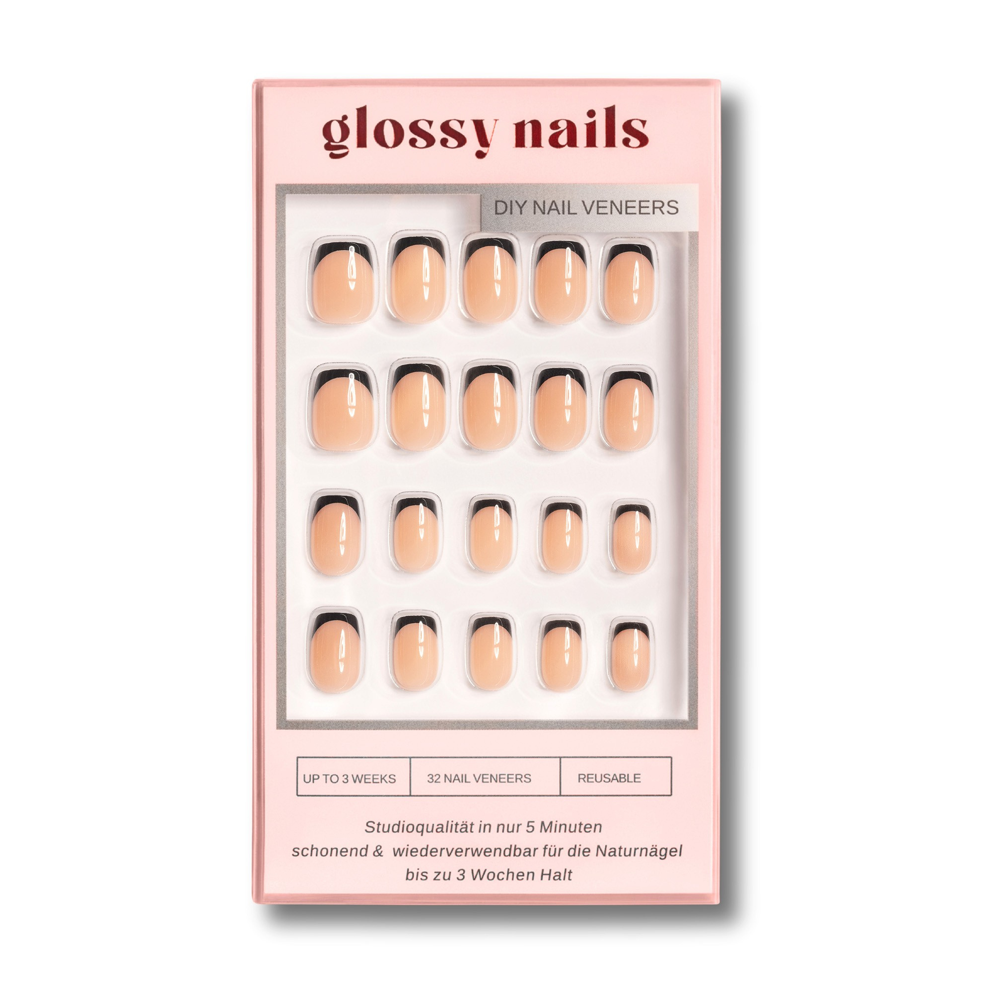 Black French Short Square