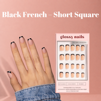 Glossy Nails Favorites Bundle Square Veneers