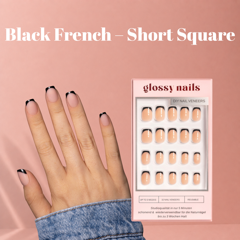 Glossy Nails Favorites Bundle Square Veneers