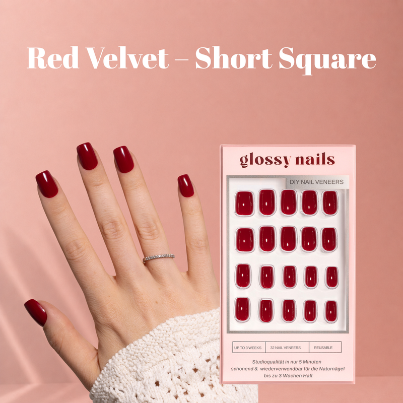 Glossy Nails Favorites Bundle Square Veneers