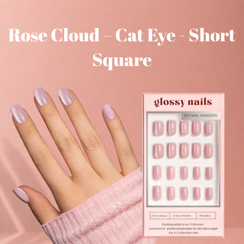 Glossy Nails Favorites Bundle Square Veneers