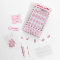 Rose Cloud - Cat Eye- Short Square