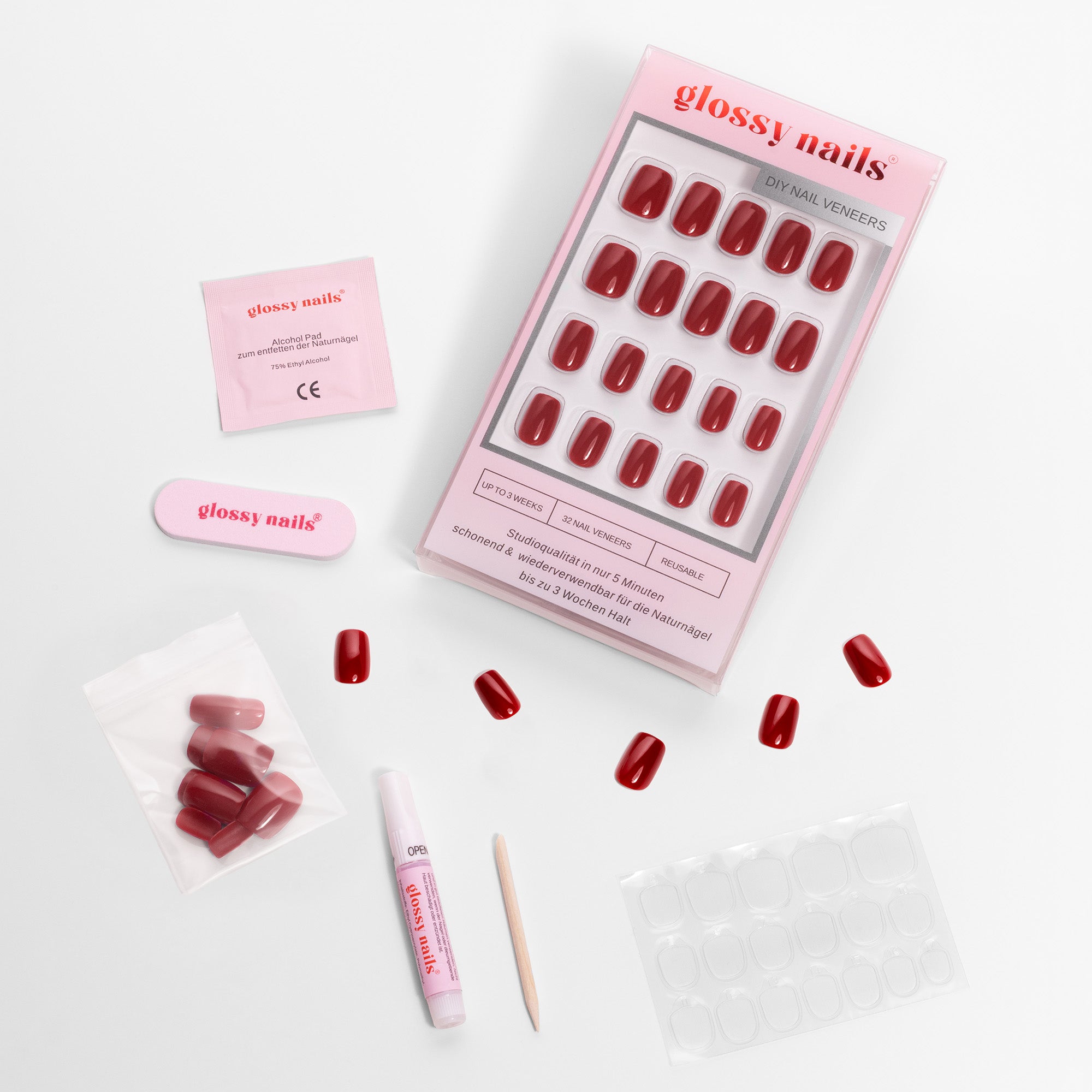 Red Velvet Short Square