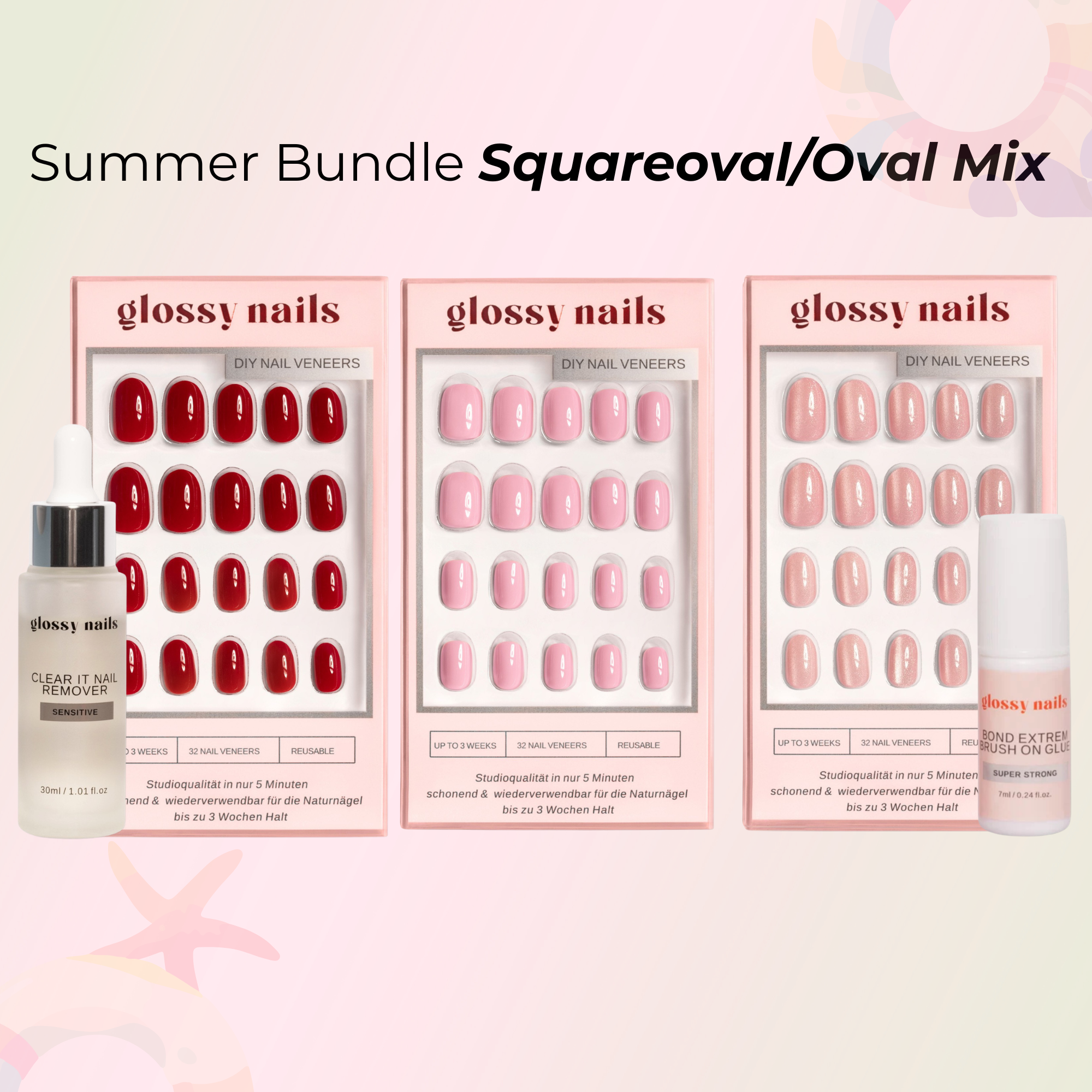 Summer Bundle Squareoval Mix