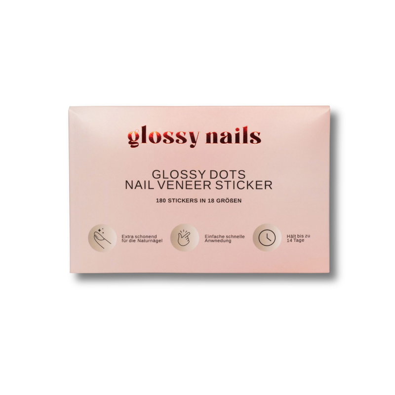 Glossy Dots - Nail Veneer Sticker
